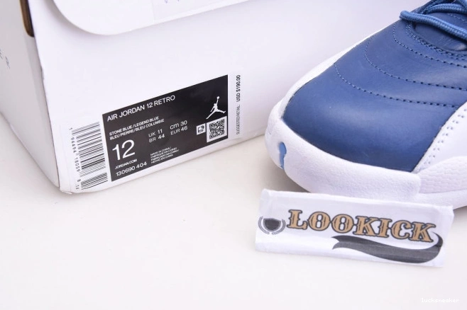 Cheap LUCY 130690-404 Stone Retro Blue Air 12 Jordan 0717